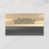 Carte De Visite Logo Auto Tech Automotive | Metallique (Dos)