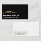 Carte De Visite Logo automatique Gold Silver (Devant / Derrière)