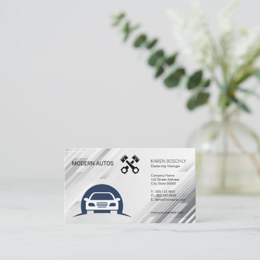 Carte De Visite Logo automatique | Maintenance automatique | Servi (Debout devant)