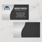 Carte De Visite Logo automatique | Métallique (Devant / Derrière)