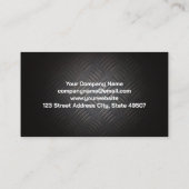 Carte De Visite Logo automatique | Services de voiture | Acier mét (Dos)