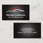 Carte De Visite Logo automatique | Services de voiture | Acier mét (Devant / Derrière)