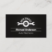 Carte De Visite Logo automatique | Technicien en mécanique des ser (Devant)