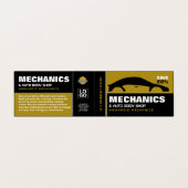 Carte De Visite Logo automobile, Auto Mécanique & Réparations, Dét (Extérieur déplié)