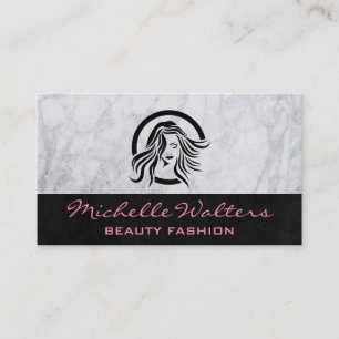 Carte De Visite Logo Beauté des cheveux