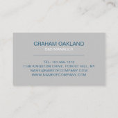 Carte De Visite Logo, Bed & Breakfast Hébergement (Dos)