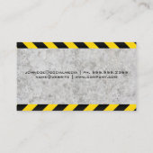 Carte De Visite Logo Big Rig Camion bleu (Dos)