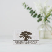 Carte De Visite Logo Big Tree | Arrière - plan White Rock (Debout devant)