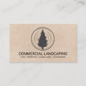 Carte De Visite Logo Big Tree | La nature paysagère (Devant)