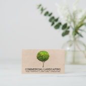 Carte De Visite Logo Big Tree | Services de l'arbre payant (Debout devant)