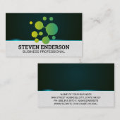 Carte De Visite Logo bio géométrique | Technologie (Devant / Derrière)