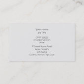 Carte De Visite Logo bleu de la route Haulage Semi-camion (Dos)