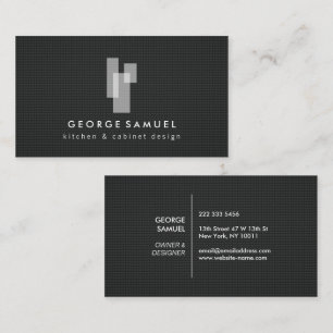 Carte De Visite Logo Blocs Architecturaux Modernes