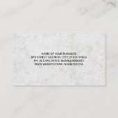 Carte De Visite Logo Blue Dog (Dos)