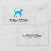 Carte De Visite Logo Blue Dog (Devant / Derrière)