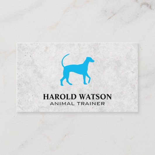 Carte De Visite Logo Blue Dog (Devant)