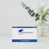Carte De Visite Logo Blue Elephant (Debout devant)