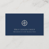 Carte De Visite Logo Blue Luxury (Devant)