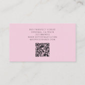 Carte de visite Logo Boulangerie Rose (Dos)