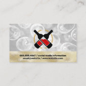 Carte De Visite Logo Bouteilles de vin (Dos)