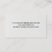 Carte De Visite Logo Bull Bear | Graphique à barres | Financière (Dos)