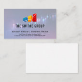 Carte De Visite Logo Business Growth | Financiers (Devant / Derrière)