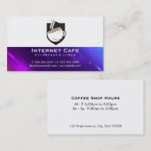 Carte De Visite Logo Café | Restaurant (Devant / Derrière)