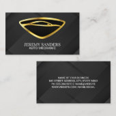 Carte De Visite Logo Car Gold | Services Auto (Devant / Derrière)