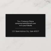 Carte De Visite Logo casque | Technologie | Musicien (Dos)