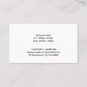 Carte De Visite Logo Casquette Chef Silverware (Dos)