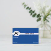 Carte De Visite Logo Cerf Ancien Noir (Debout devant)