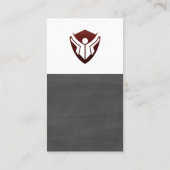 Carte De Visite Logo Chalkboard Education (Dos)