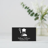 Carte De Visite Logo Chef et Whisk (Debout devant)
