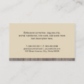Carte De Visite Logo Chien avec Os (Dos)