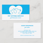 Carte De Visite Logo Chien Et Chat (Devant / Derrière)