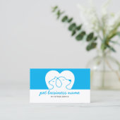 Carte De Visite Logo Chien Et Chat (Debout devant)