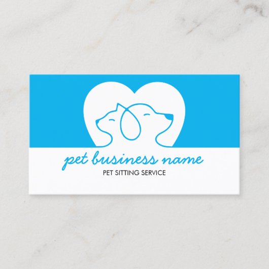Carte De Visite Logo Chien Et Chat (Devant)