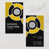 Carte De Visite logo cible orange (Devant / Derrière)