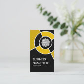 Carte De Visite logo cible orange (Debout devant)