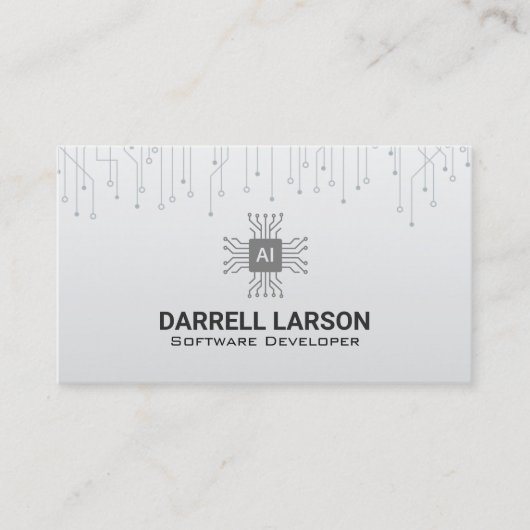 Carte De Visite Logo Circuity | Technologie | Microprocesseurs | I (Devant)