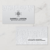 Carte De Visite Logo Circuity | Technologie | Microprocesseurs | I (Devant / Derrière)
