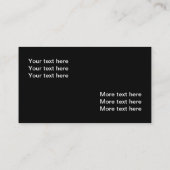 Carte De Visite Logo classique Dolphin Thème (Dos)