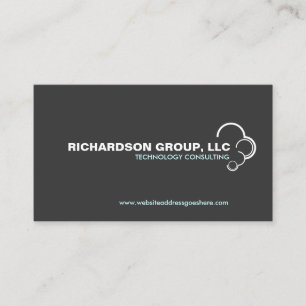 Carte De Visite Logo Cloud Abstrait professionnel