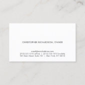 Carte De Visite Logo Cloud Abstrait professionnel (Dos)