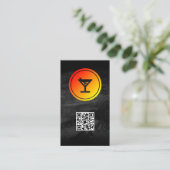 Carte De Visite Logo Cocktail | Restaurant | Barre (Debout devant)