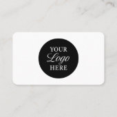 Carte De Visite Logo Code QR Consultant Professionnel (Dos)