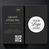 Carte De Visite Logo Code QR Professionnel Comptable