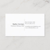 Carte De Visite Logo Collage de bâton pour maquillage, Beauté (Dos)