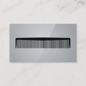 Carte De Visite Logo Comb | Noir gris (Devant)