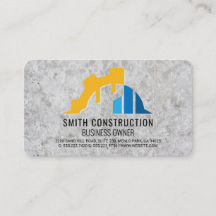Carte De Visite Logo Construction Bâtisseur Promoteur
